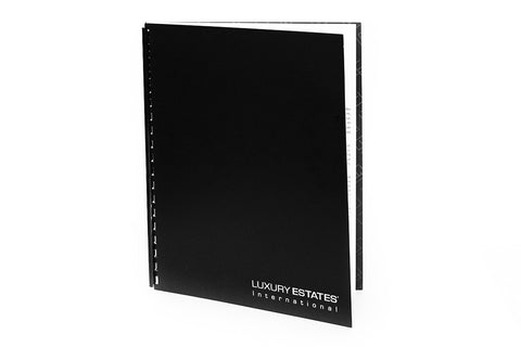 Black Brochure Covers